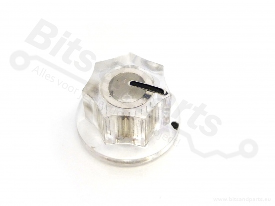 Knop MXR Style Fluted Transparant